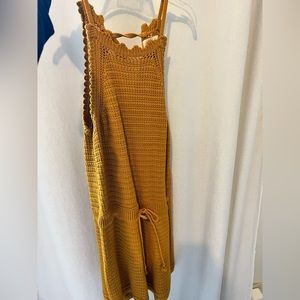 Crochet shorts romper